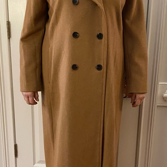 Alex Marie Camel Wool Coat - Picture 3 of 13